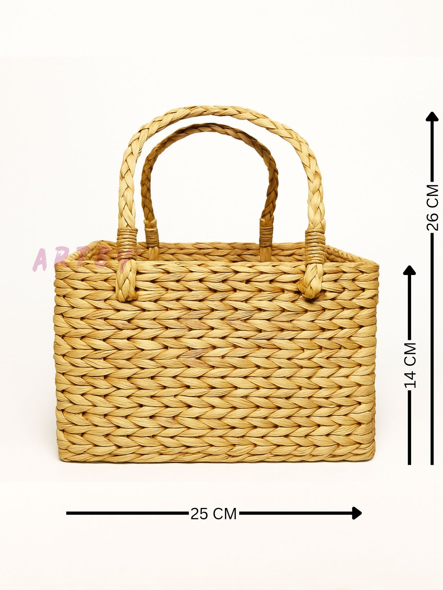 ARTSY Natural Handwoven Wicker Storage & Hamper Basket