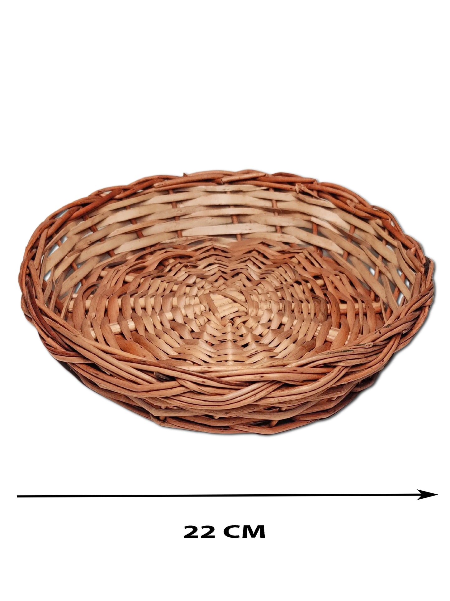 ARTSY® Natural Cane Woven Decorative Plate: Handcrafted Elegance for Your Home, Pack of 1 Piece
