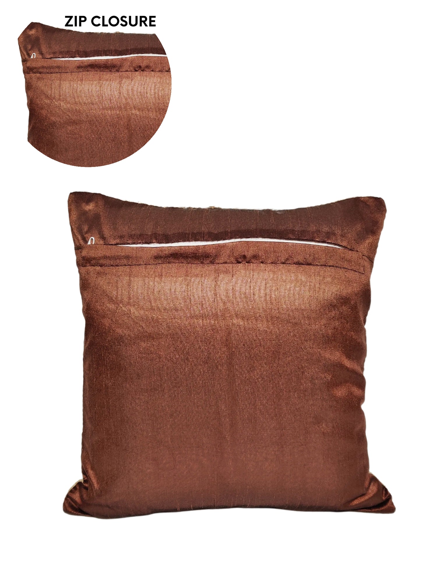 ARTSY® Beige Textured Cushion Cover Set - Pack of 5: Elegant Home Decor Accent for Any Room