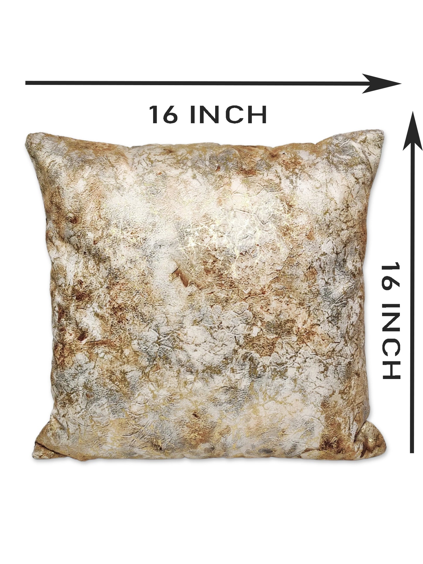ARTSY® Beige Textured Cushion Cover Set - Pack of 5: Elegant Home Decor Accent for Any Room
