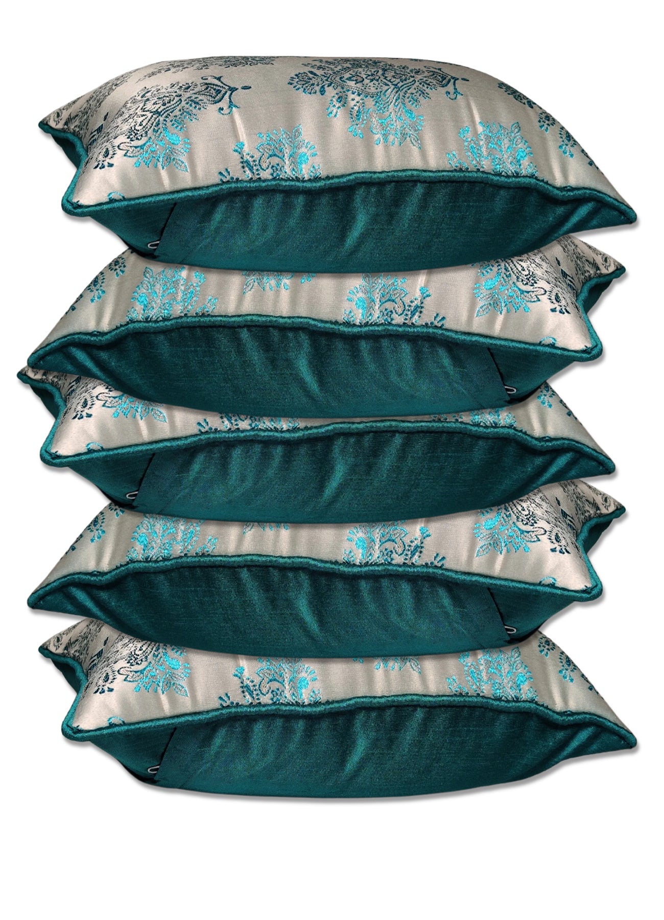 ARTSY® Blue and White Cushion Cover Set - Pack of 5: Refreshing Home Accent for Every Room