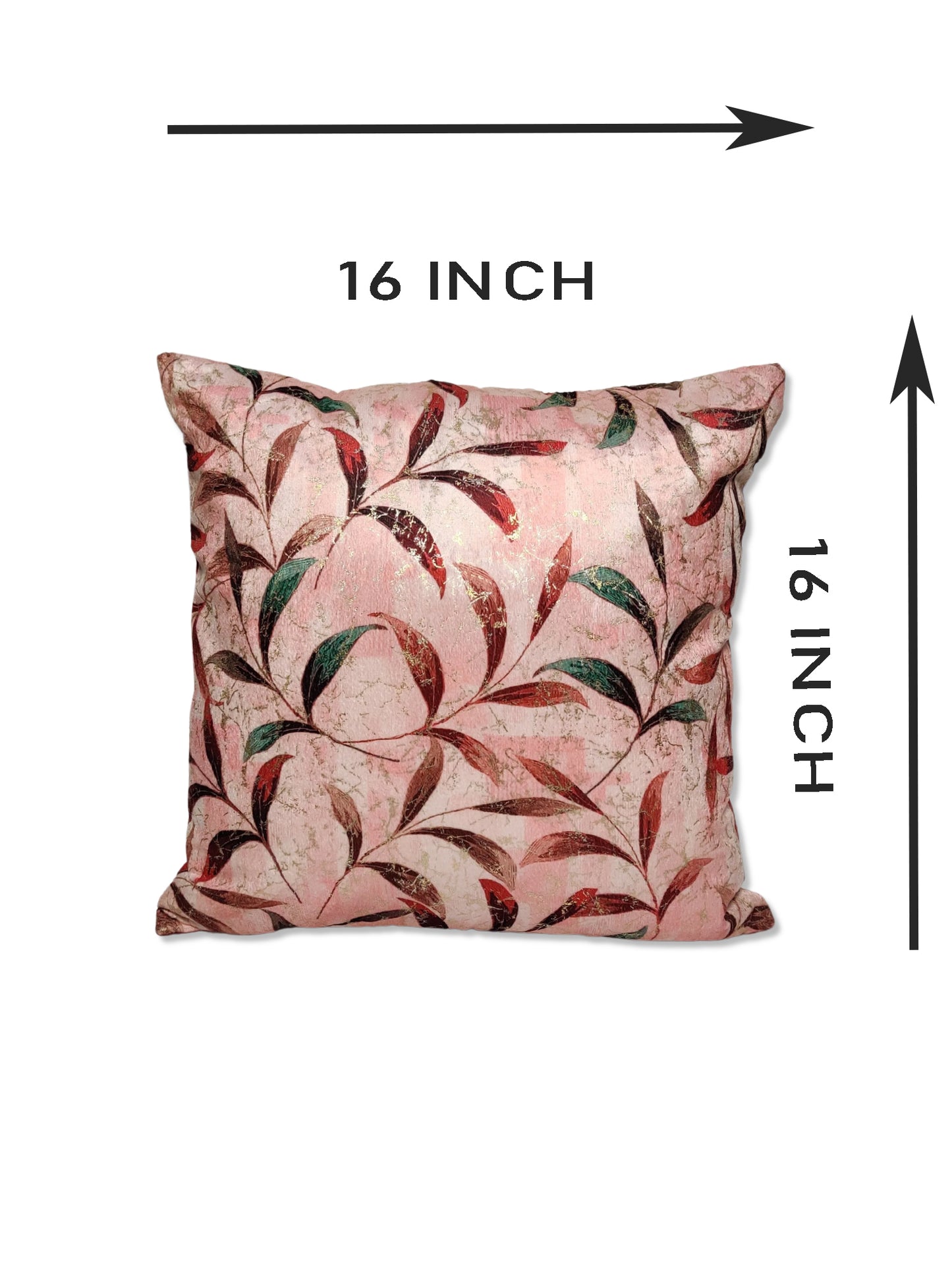 ARTSY® Red Velvet Cushion Cover Set - Pack of 5: Luxurious Home Decor Accent for Elegant Living Spaces