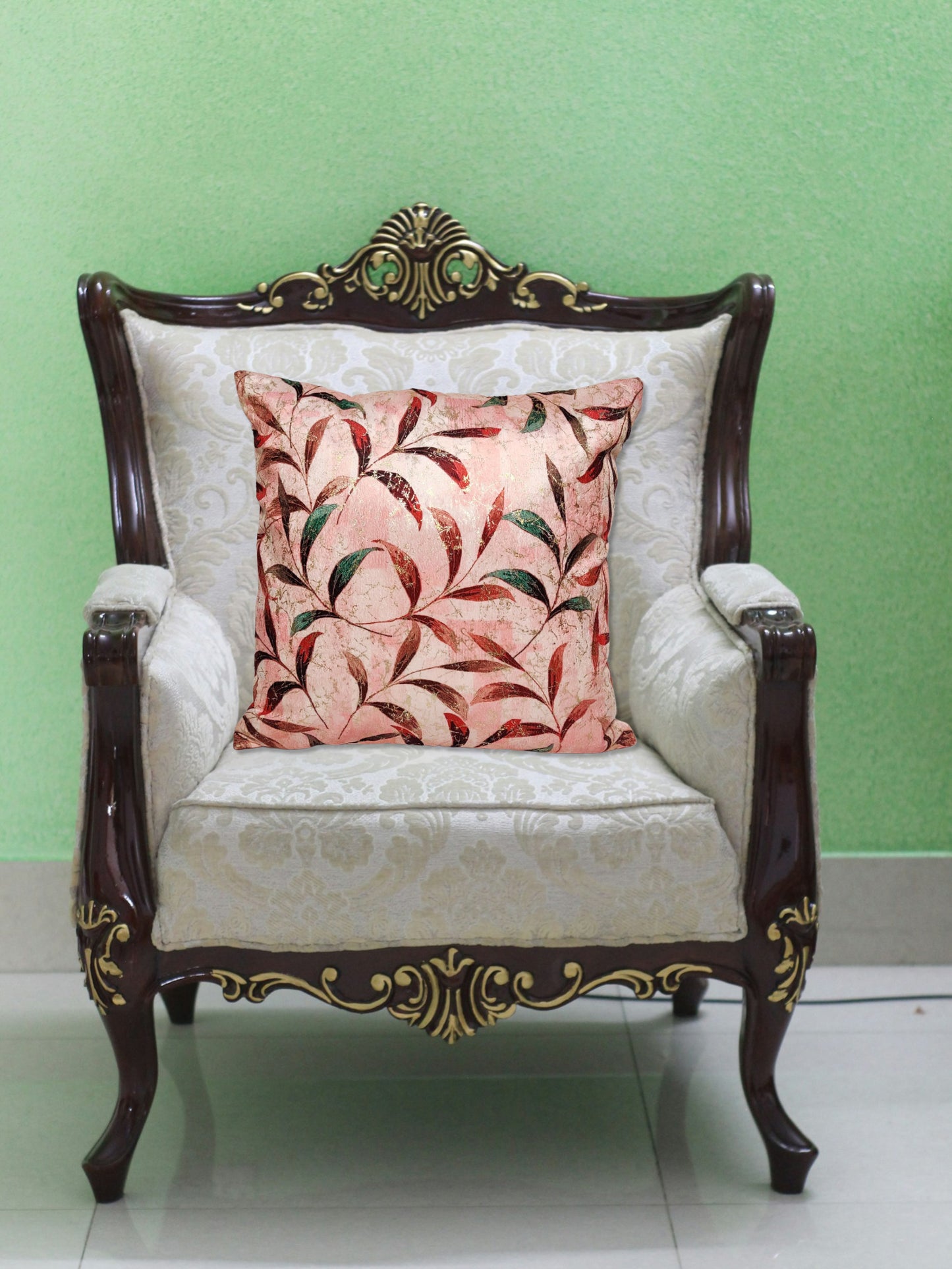 ARTSY® Red Velvet Cushion Cover Set - Pack of 5: Luxurious Home Decor Accent for Elegant Living Spaces