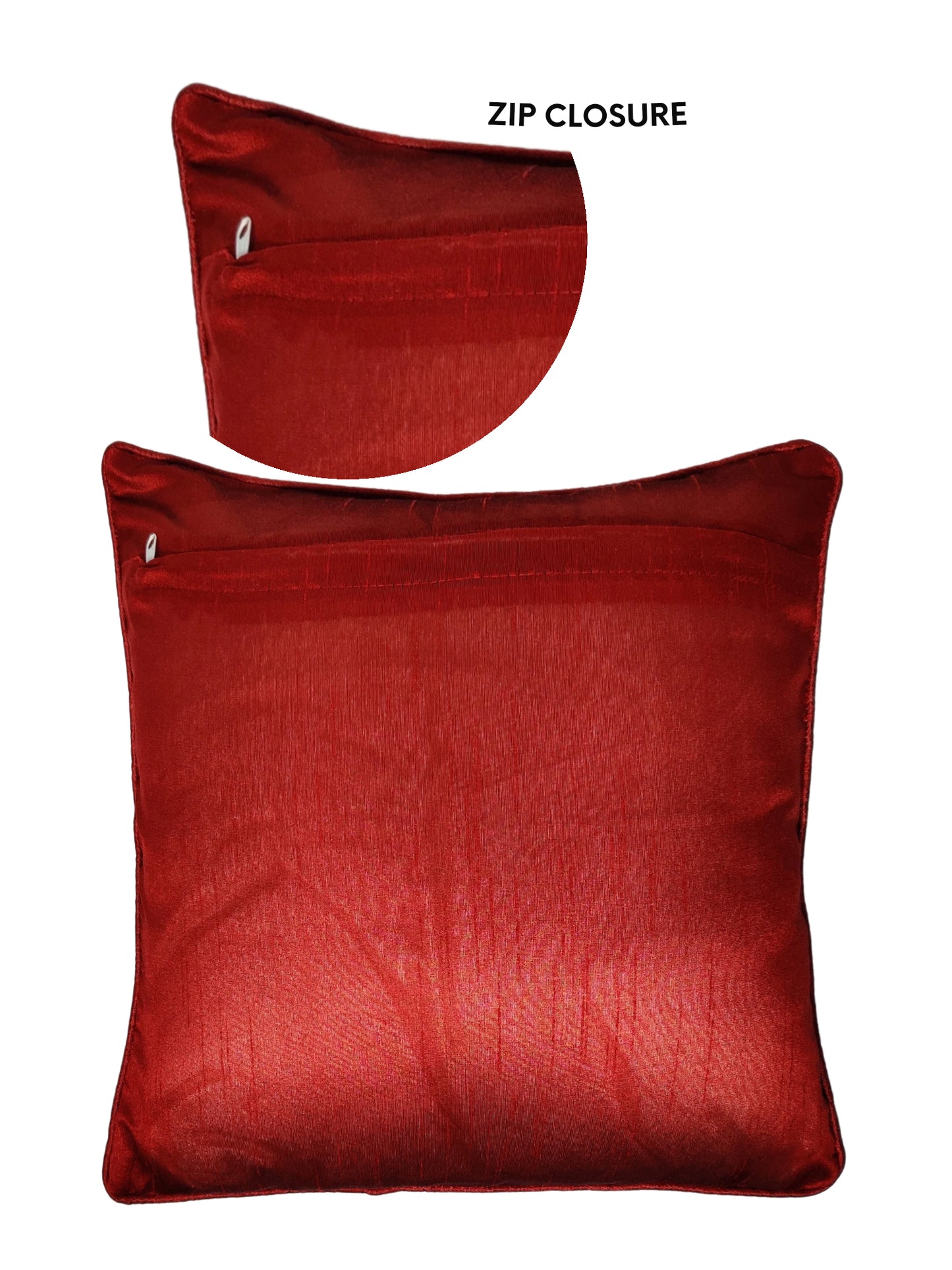 ARTSY® Red and White Cushion Cover Set - Pack of 5: Vibrant Home Decor Accent for Every Season