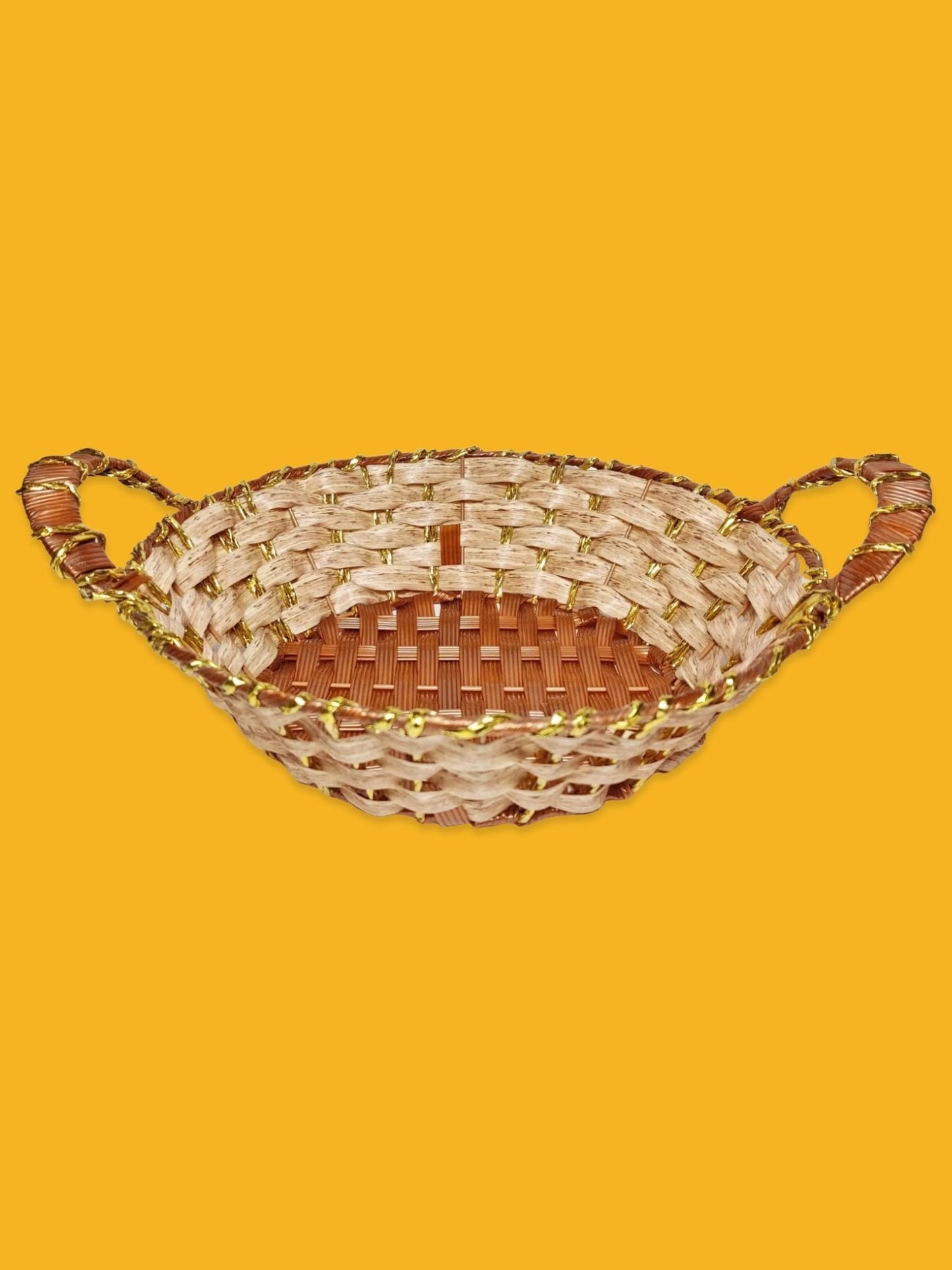 ARTSY® Versatile Round Decorative Basket: Stylish Storage for Every Room, Pack of 1 Piece