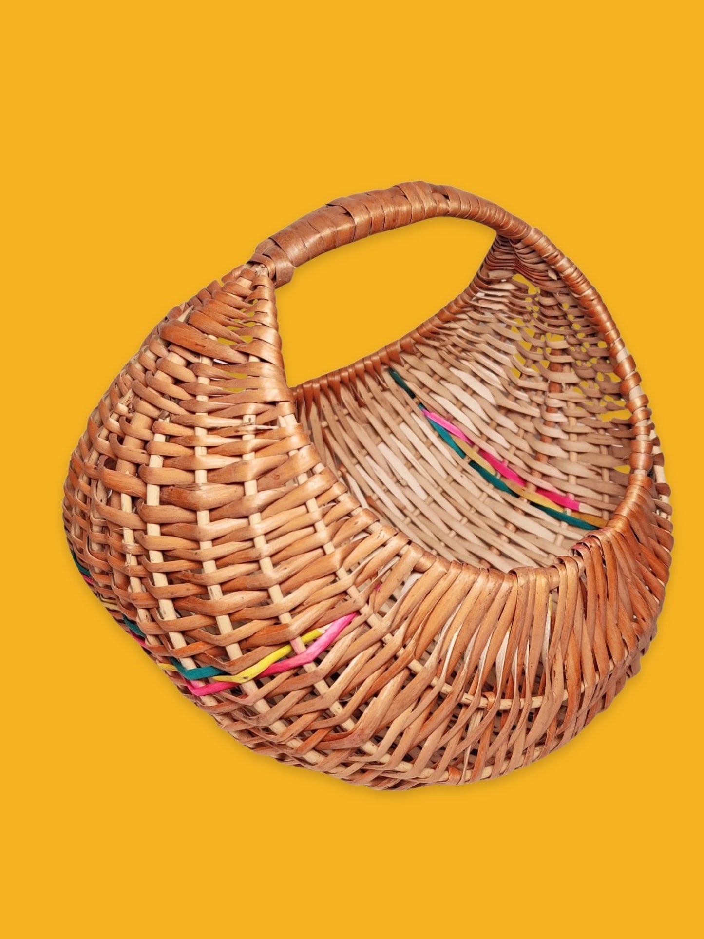 Cane Elegance: Multipurpose Basket for Stylish Storage, Organization, travel, gifting, packaging and many more | 17 X 20 X 15 CM