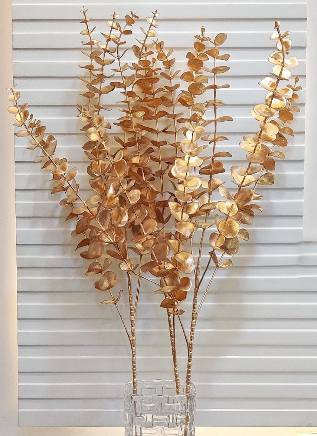 ARTSY® Artificial Golden Eucalyptus Flower Bunch - 1 Piece Pack