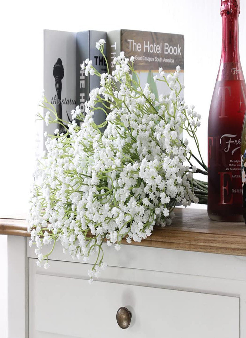 ARTSY® Bundle of Elegance: Set of 5 White Artificial Baby's Breath Flowers