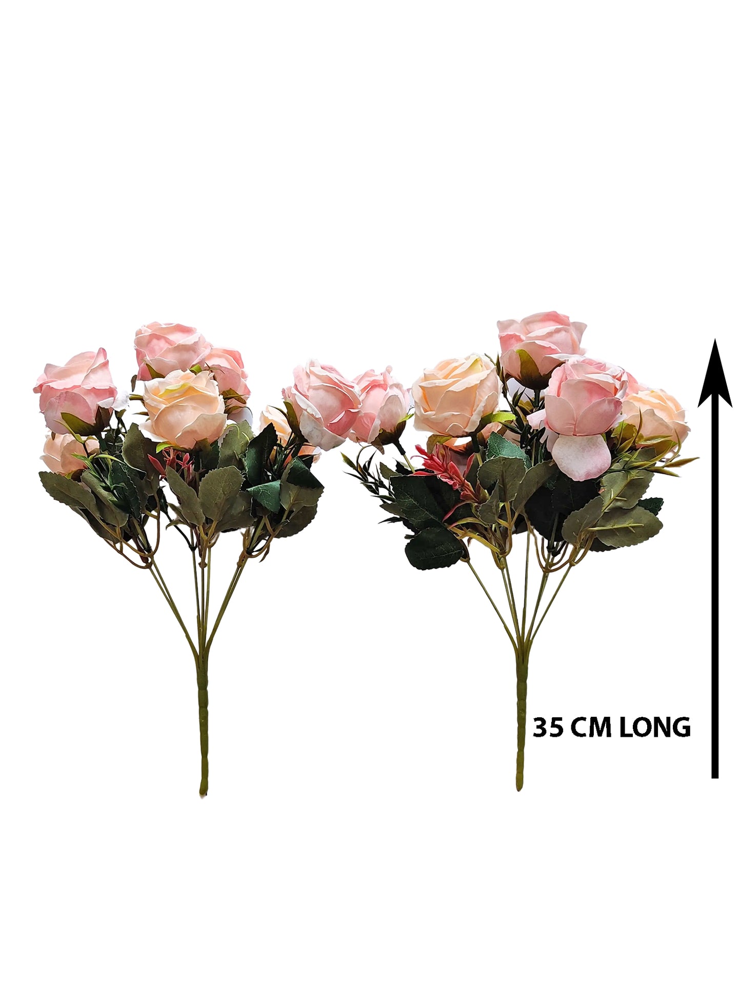 Our Exquisite Collection of Artificial Rose Bunch. Pack Of 2 Pieces