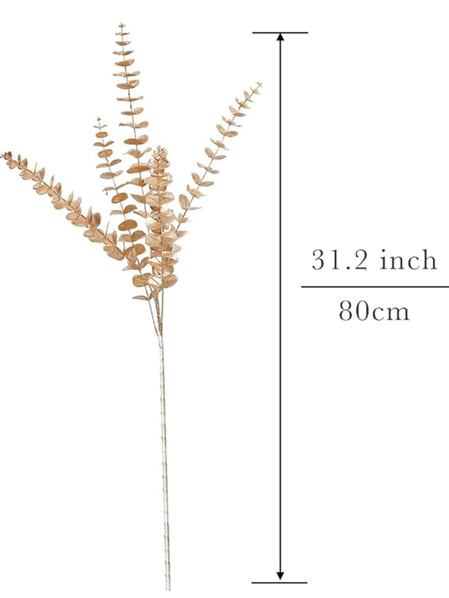 ARTSY® Artificial Golden Eucalyptus Flower Bunch - 1 Piece Pack