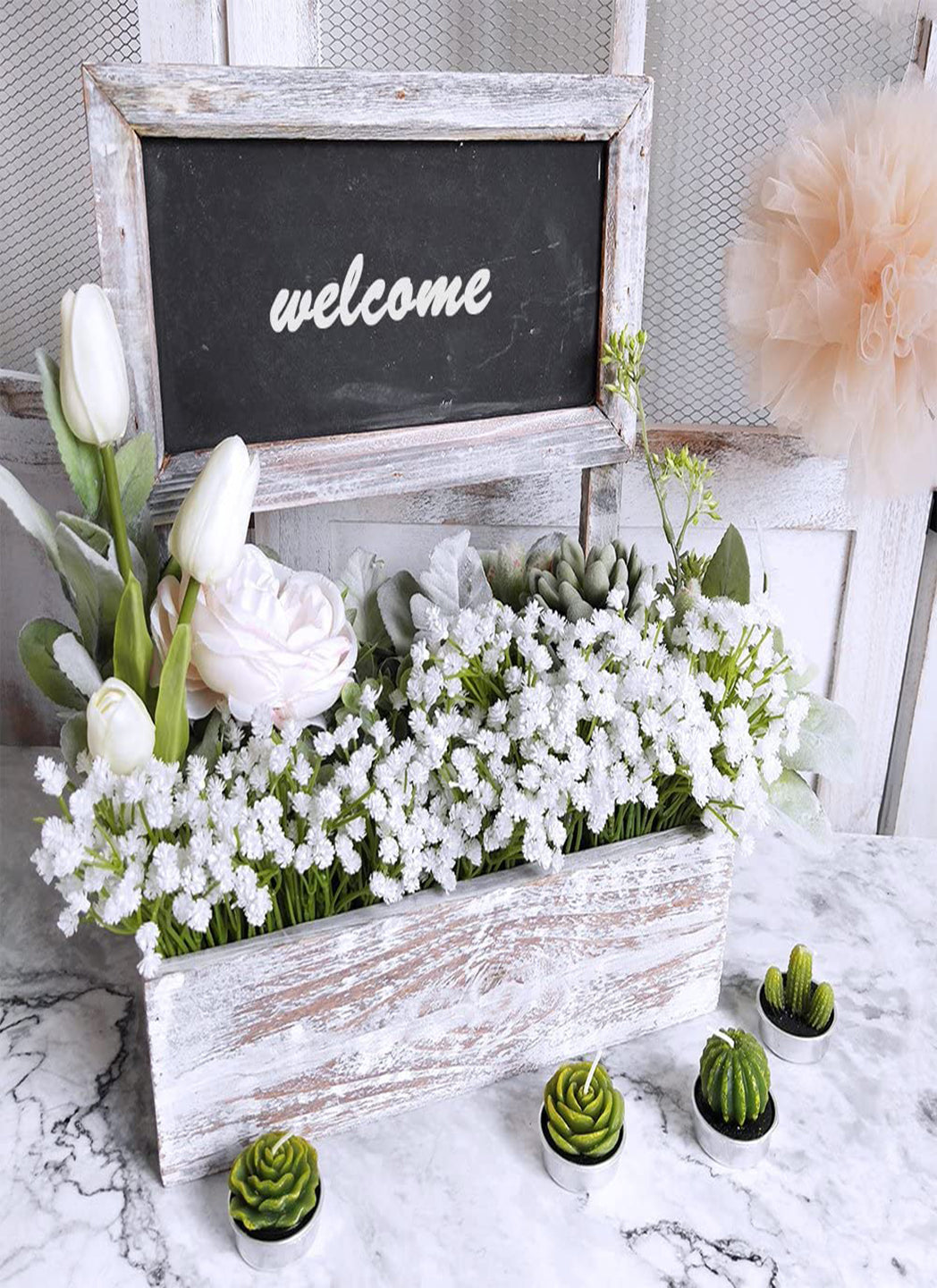 ARTSY® Bundle of Elegance: Set of 5 White Artificial Baby's Breath Flowers