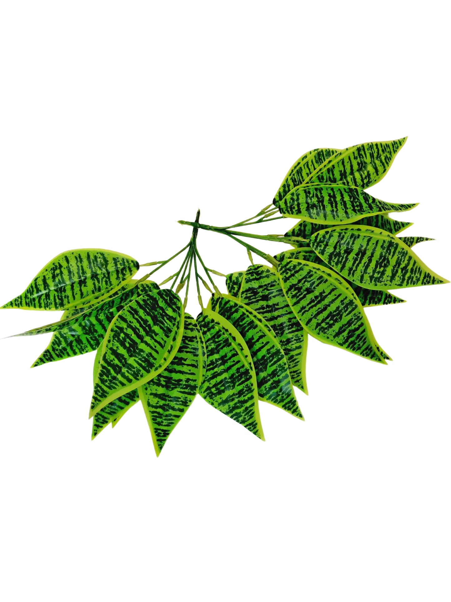 ARTSY Evergreen Elegance: Lifelike Artificial Plants for Timeless Interior Decor. Pack of 2 Pieces, Leaf Bunch for Home Decoration, for Vase, Without Vase, Multi