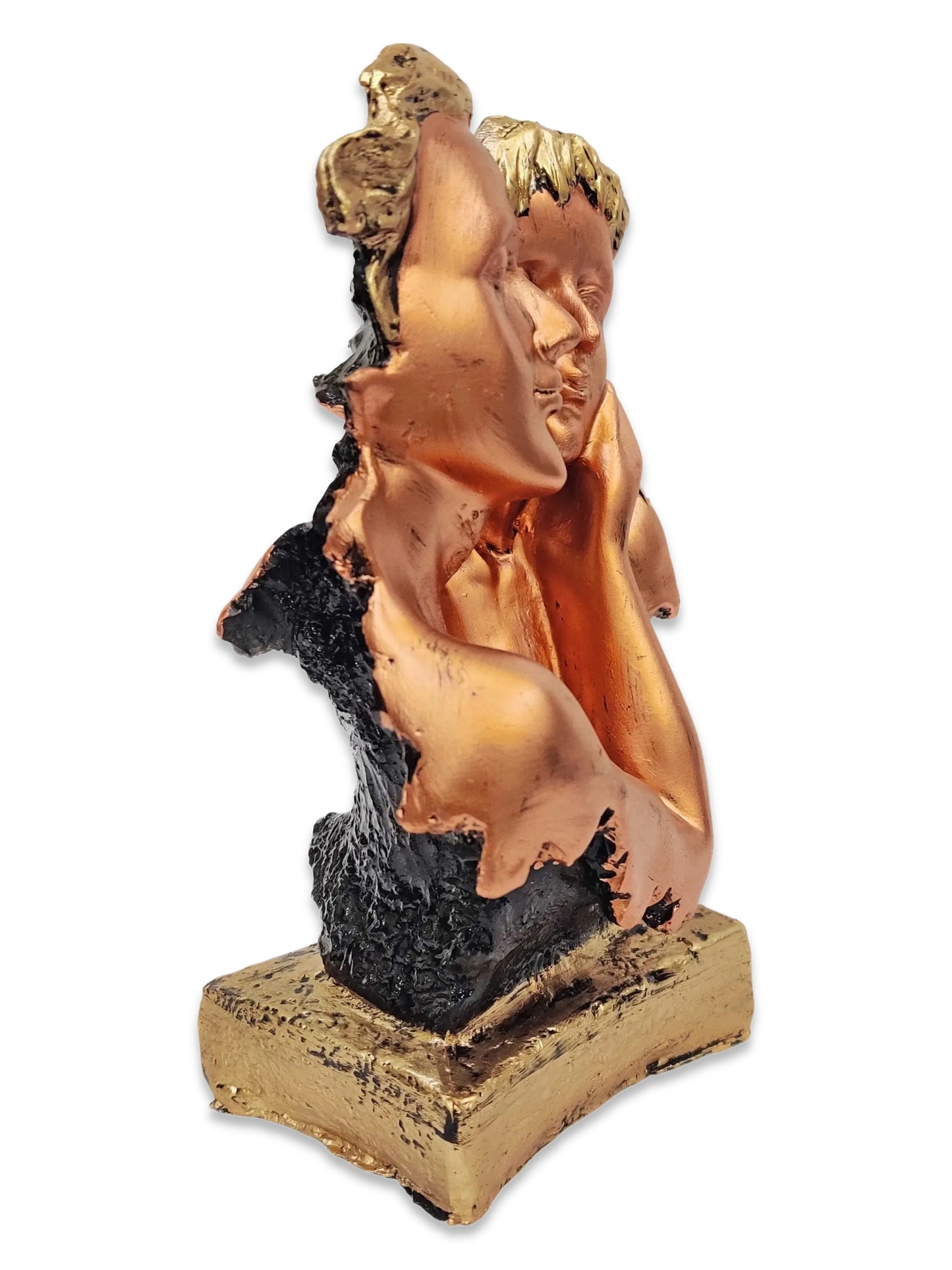 ARTSY® Couple Face Idol - A Symbol of Togetherness and Harmony, pack of 1 piece, copper