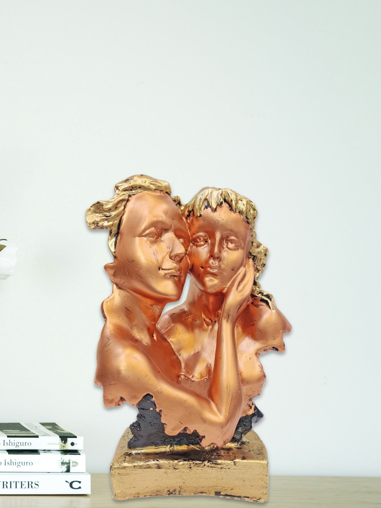 ARTSY® Couple Face Idol - A Symbol of Togetherness and Harmony, pack of 1 piece, copper