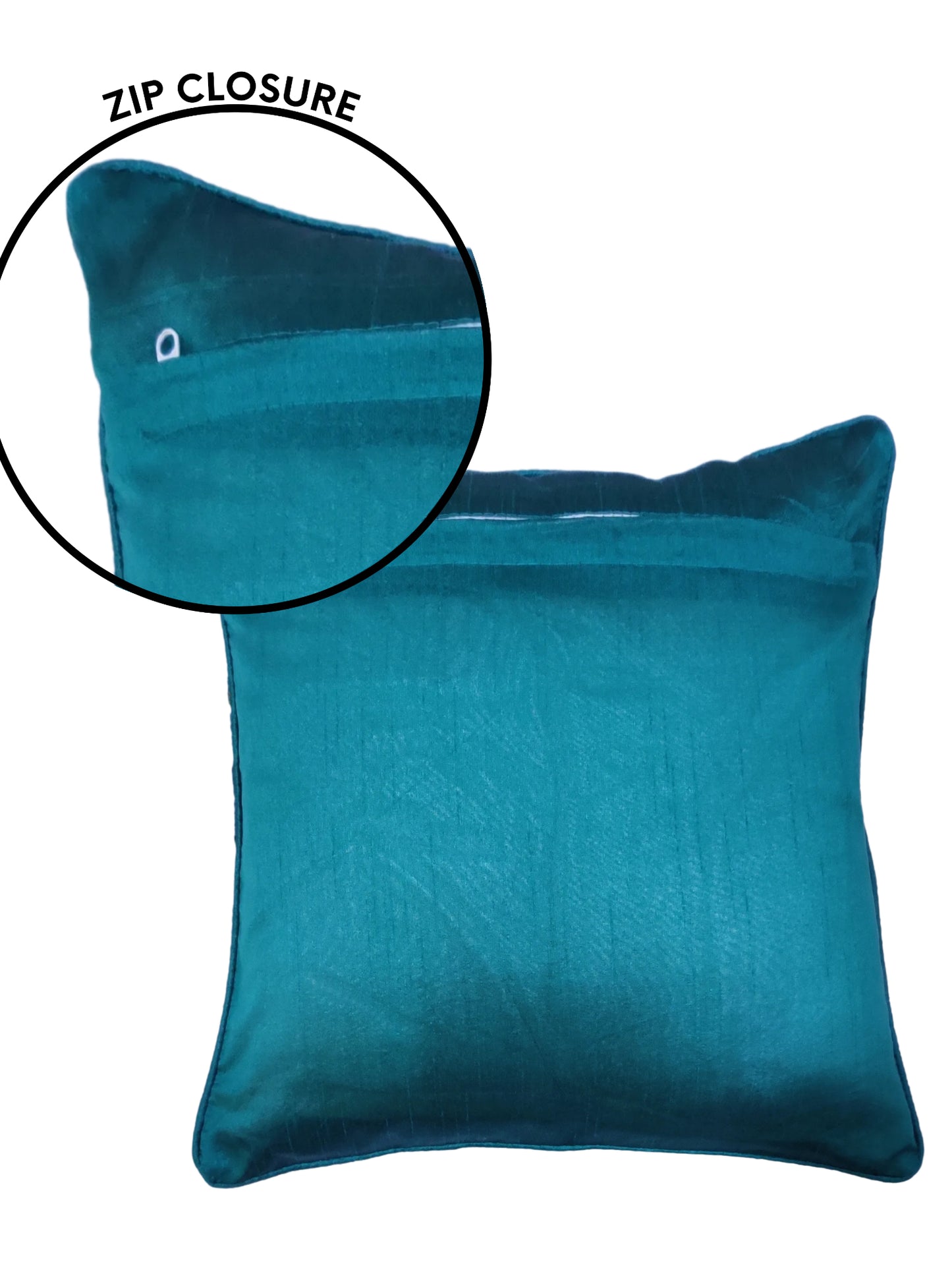 Set of 5 Luxurious Blue Velvet Cushion Covers – Elegance and Comfort Combined, 16 X 16 Inches