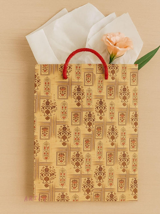 Flower in gift bag for home decor gifting idea in India with aesthetic packaging