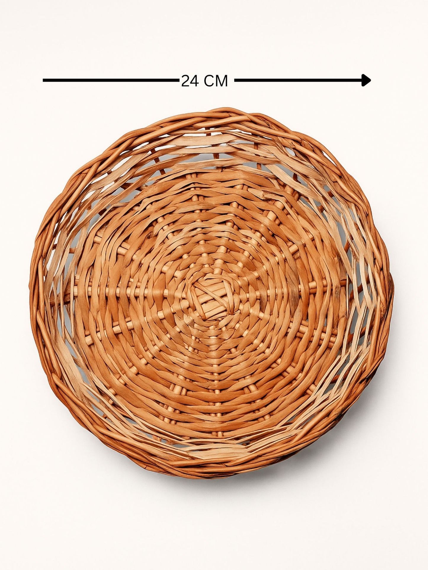 ARTSY Rustic Handwoven Wicker Basket for Storage, Serving & Home Decor