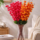 Artificial Decorative Flower Bunch for Vase Styling | Premium Floral Home Accent, Pack of 2