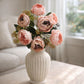 ARTSY Artificial Peony Flower Bunch – Realistic Handcrafted Faux Flowers for Home Décor, Wedding & Floral Arrangements