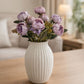 ARTSY Artificial Pink Peony Flower Bunch with Greenery, Faux Flowers for Home & Table Decor
