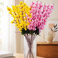 Artificial Cherry Blossom Flower Bunch – Pack of 2 | Decorative Faux Flowers for Home, Office & Gifting