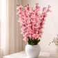 Luxury Pink Blossom Artificial Flower Pot Arrangement, Pack of 1