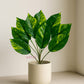 ARTSY Premium Artificial Green Leaf Bunch for Home & Office Decor