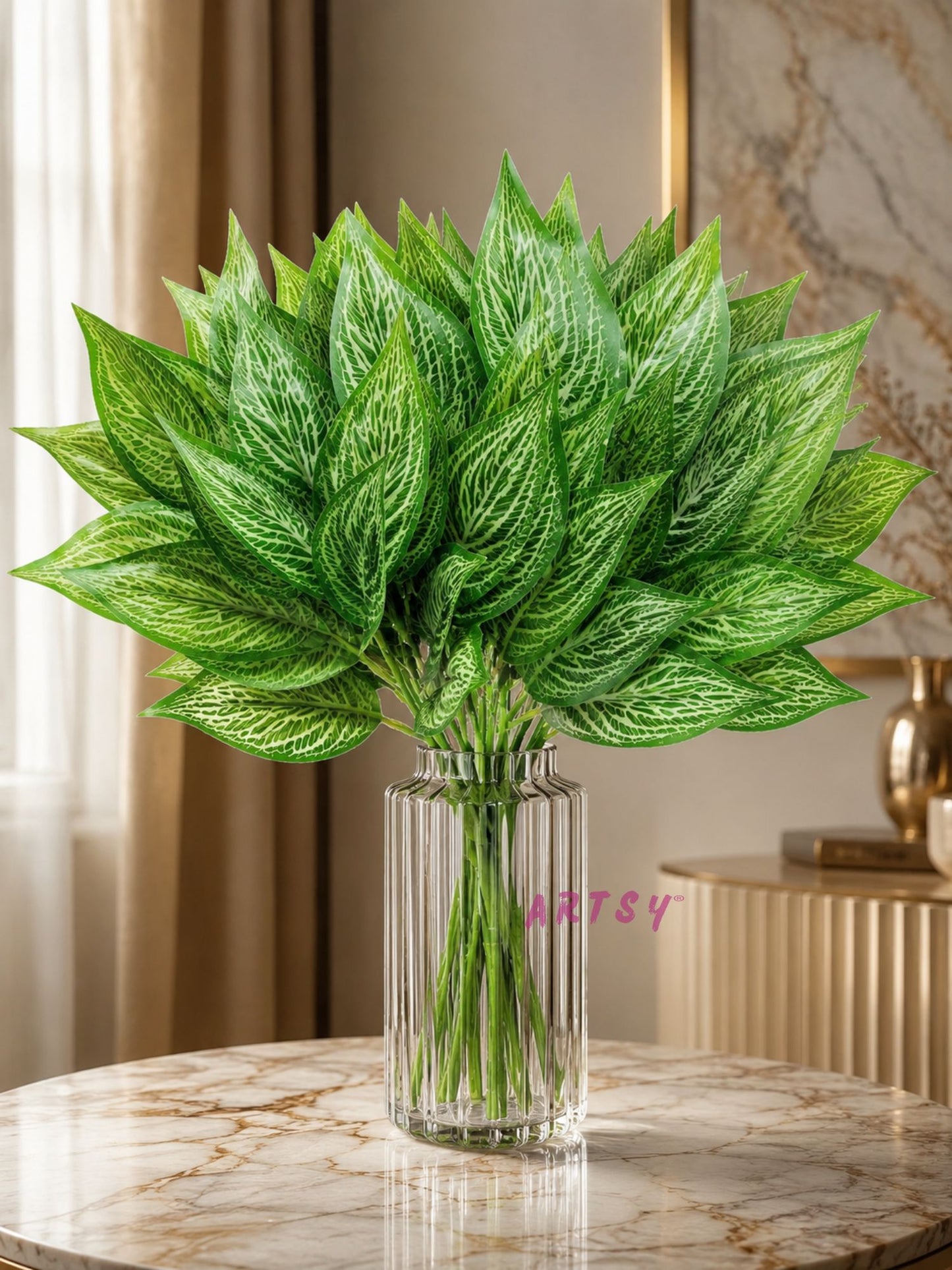 ARTSY Realistic Artificial Greenery Bunch Pack of 2