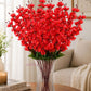 Luxury Artificial Blossom Flower Bunch Set (Pack of 2) – Premium Decorative Floral Stems for Home & Table Decor