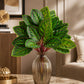 ARTSY Artificial Tropical Calathea Leaf Bunch – Decorative Faux Green Plant for Home & Office