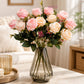 Exquisite Artificial Rose Bunch. Pack Of 2 Pieces