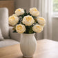 ARTSY Artificial Flower Bunch with Realistic Ranunculus Blooms & Greenery, 35 cm