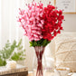 Artificial Flowers Cherry Blossom Flower Bunch | Without Vase Pack of 2