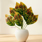 Artificial Croton Plant With Pot for Home & Office, Pack of 1