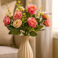 Artificial Rose Flower Bunch for Home Décor & Gifting | Babypink | Pack of 1
