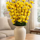 Yellow Artificial Cherry Blossom Flower Bunch- Pack of 1 Piece