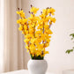 Elegant Yellow Blossom Artificial Flower Pot for Home & Office Decor, Pack of 1