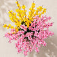 Artificial Cherry Blossom Flower Bunch – Pack of 2 | Decorative Faux Flowers for Home, Office & Gifting