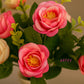 Artificial Rose Flower Bunch for Home Décor & Gifting | Babypink | Pack of 1