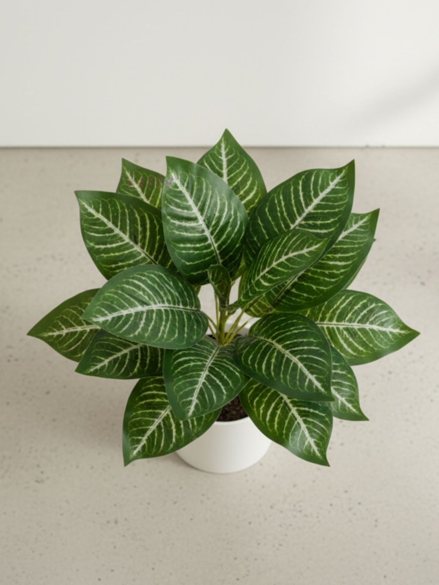 ARTSY Premium Artificial Green Leaf Bunch for Home Decor | Realistic Decorative Plant Stem (Pack of 1)