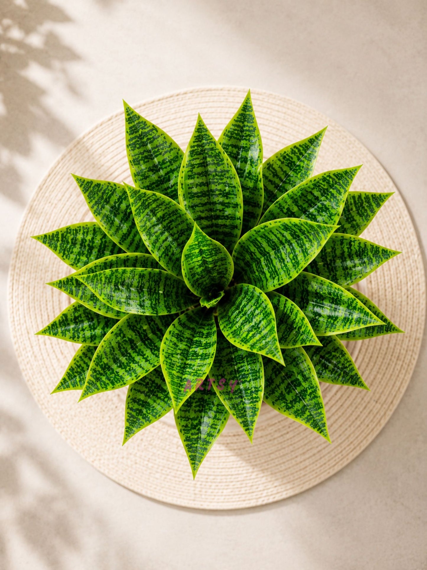 ARTSY Artificial Indoor Greenery Plant Bunch for Home Decor (Pack of 2)