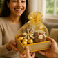 ARTSY Premium Golden Decorative Potli Gift Box, Pack of 1