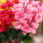 Artificial Blossom Flower Bunch Set of 3 for Home Decor | Premium Decorative Artificial Flowers