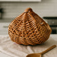 ARTSY Rustic Handwoven Wicker Decorative Storage Basket, Pack of 1, 6 inches in size