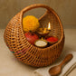 ARTSY Handmade Wicker Style Basket – Premium Decorative Storage Basket for Home & Table Décor