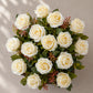 Elegant Artificial Flowers in Decorative Pot: Lifelike Beauty for Any Space