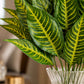 ARTSY Artificial Croton Leaf Bunches (Pack of 2) – Home & Office Decor