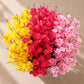 Artificial Blossom Flower Bunch Set of 3 for Home Decor | Premium Decorative Artificial Flowers