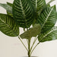 ARTSY Premium Artificial Green Leaf Bunch for Home Decor | Realistic Decorative Plant Stem (Pack of 1)