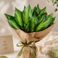 ARTSY Premium Artificial Green Leaf Bunch – Natural Looking Faux Foliage Arrangement for Vase, Home, Office, Hotel & Wedding Decoration